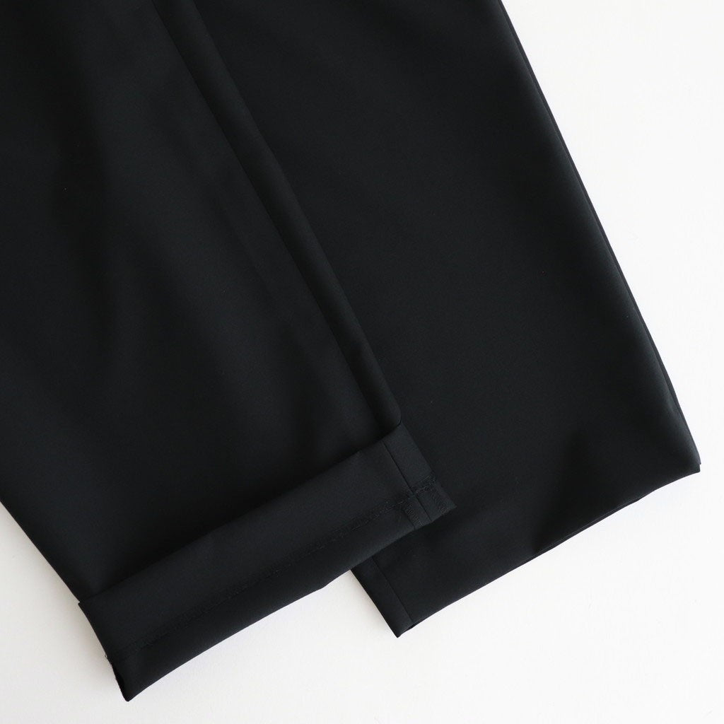 WOOL TORPICAL LOOSE FIT PANTS #BLACK(005) [PRAGGW0700]