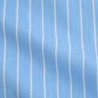 COTTON SILK STRIPE SHIRT #SAX BLUE STRIPE [A26SS01CS]