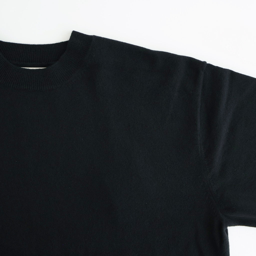 Fine Gauge Crewneck Sweater #BLACK [YK25FW01127S]
