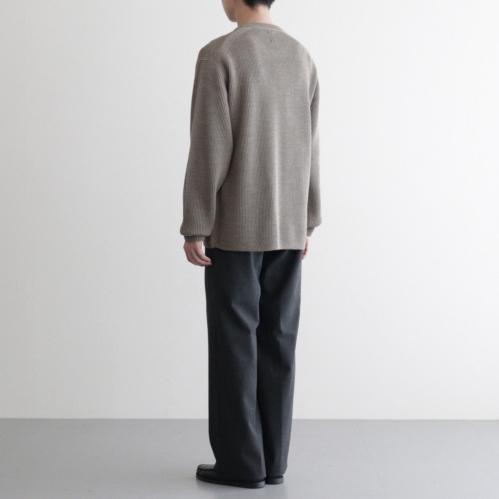 Habana Banded Slacks #Heather Charcoal [AOEFPT006]