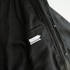 Cow Leather Raglan Blouson #BLACK [GU263-30320]