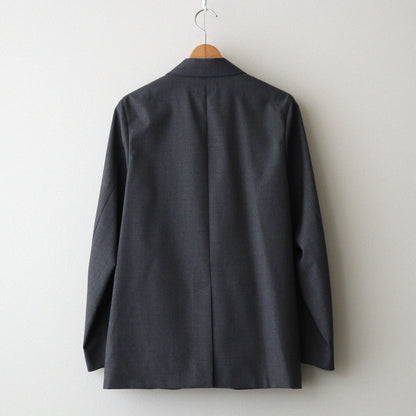 WOOL TROPICAL TAILORED JACKET #TOP GRAY [JKAGCW0700]