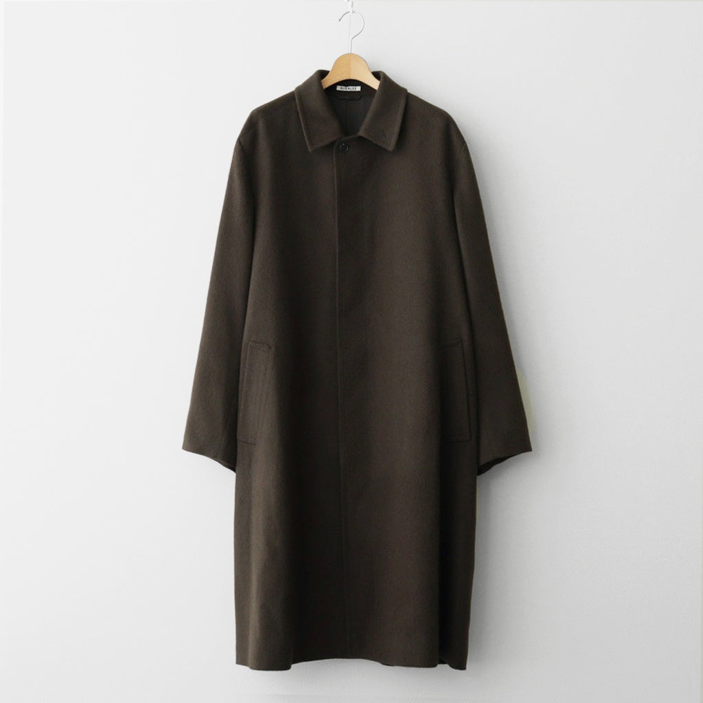 BABY CAMEL FLANNEL COAT #DARK BROWN [A25AC01BF]