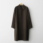 BABY CAMEL FLANNEL COAT #DARK BROWN [A25AC01BF]