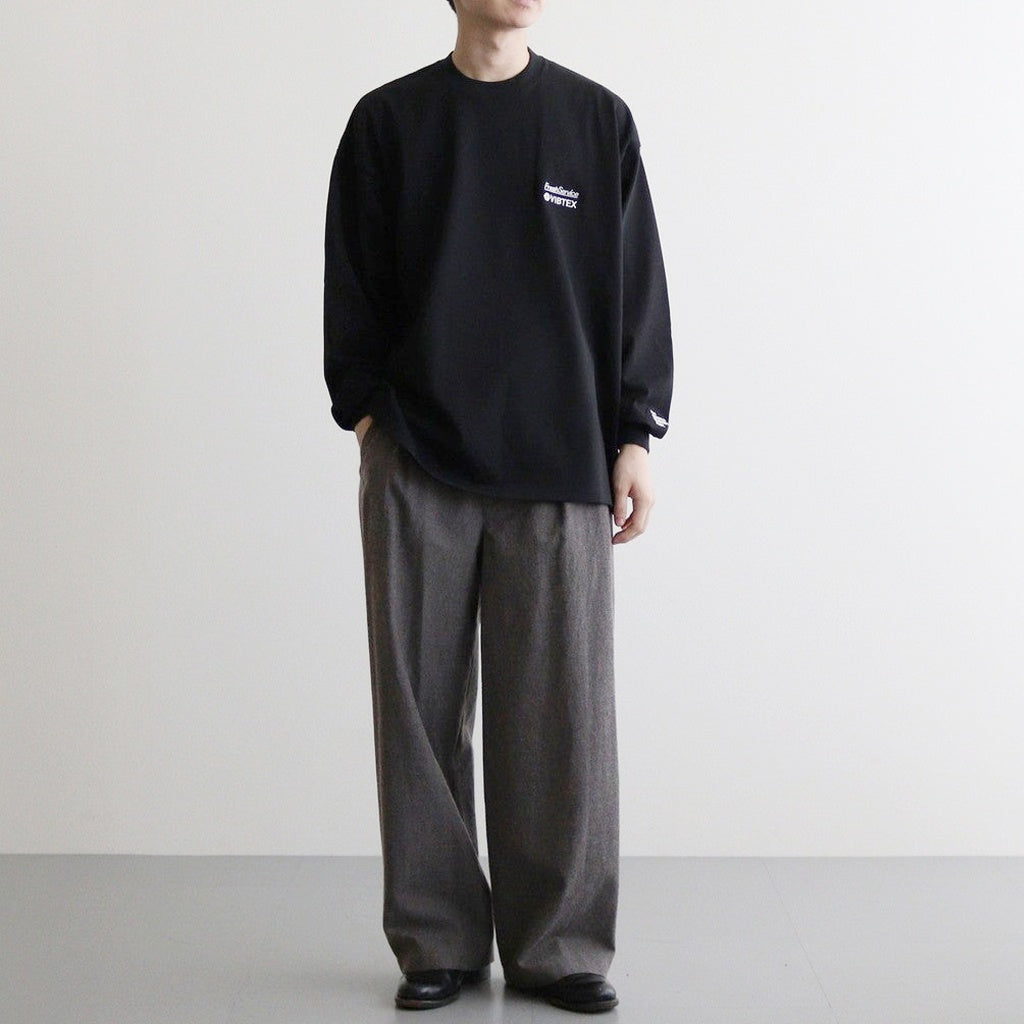 VIBTEX for FreshService L/S CREW NECK TEE #BLACK [FSC244-70177B]