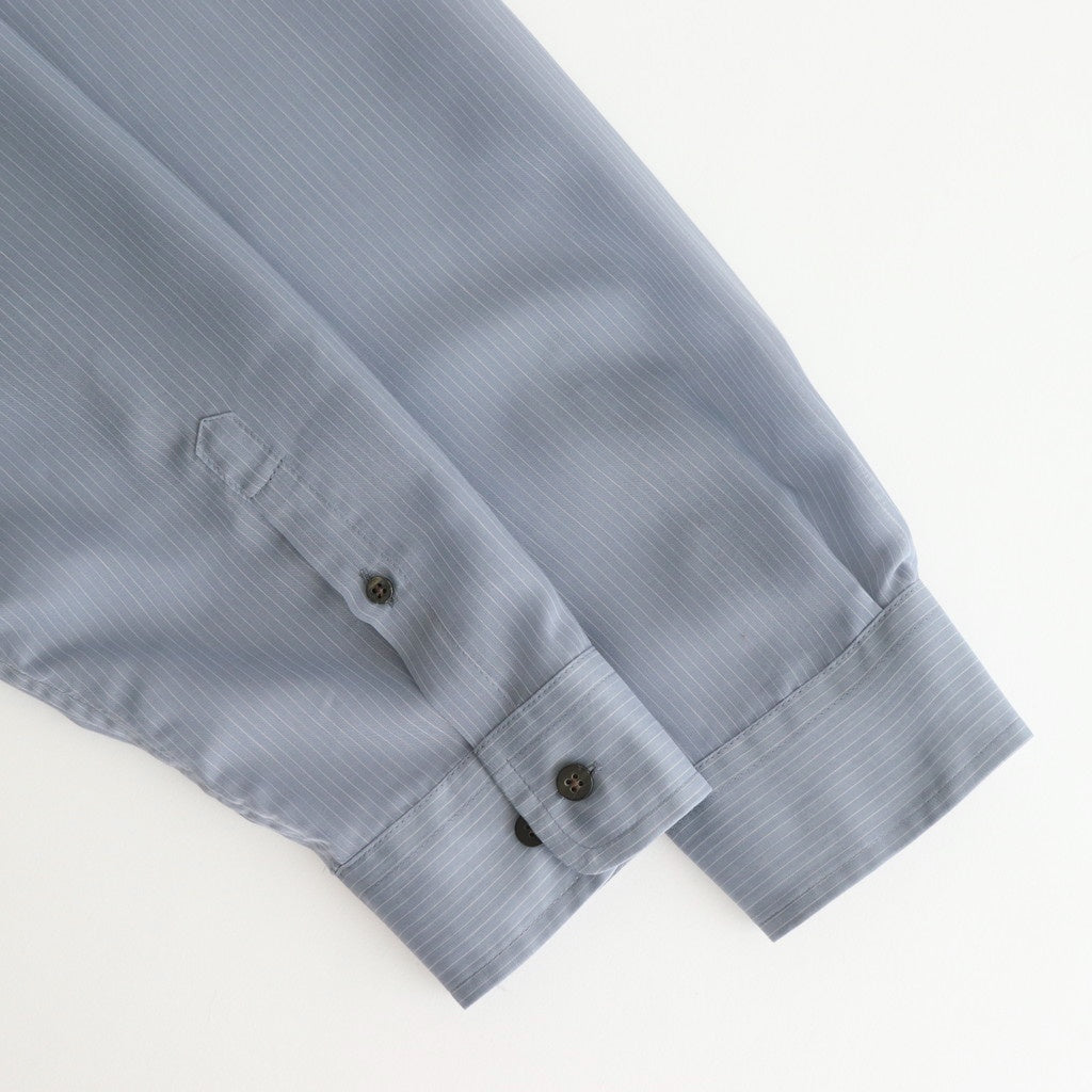 SHEER STRIPE SHIRTS LOOSE FIT #BLUE STRIPE [2541000507]