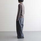 ROYAL CASHMERE FUR CREWNECK CARDIGAN #BROWN(035) [KRAGGW0903]