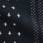 MERINO COTTON BANDANA SCARF #FADE BLACK [R5192-AW26]