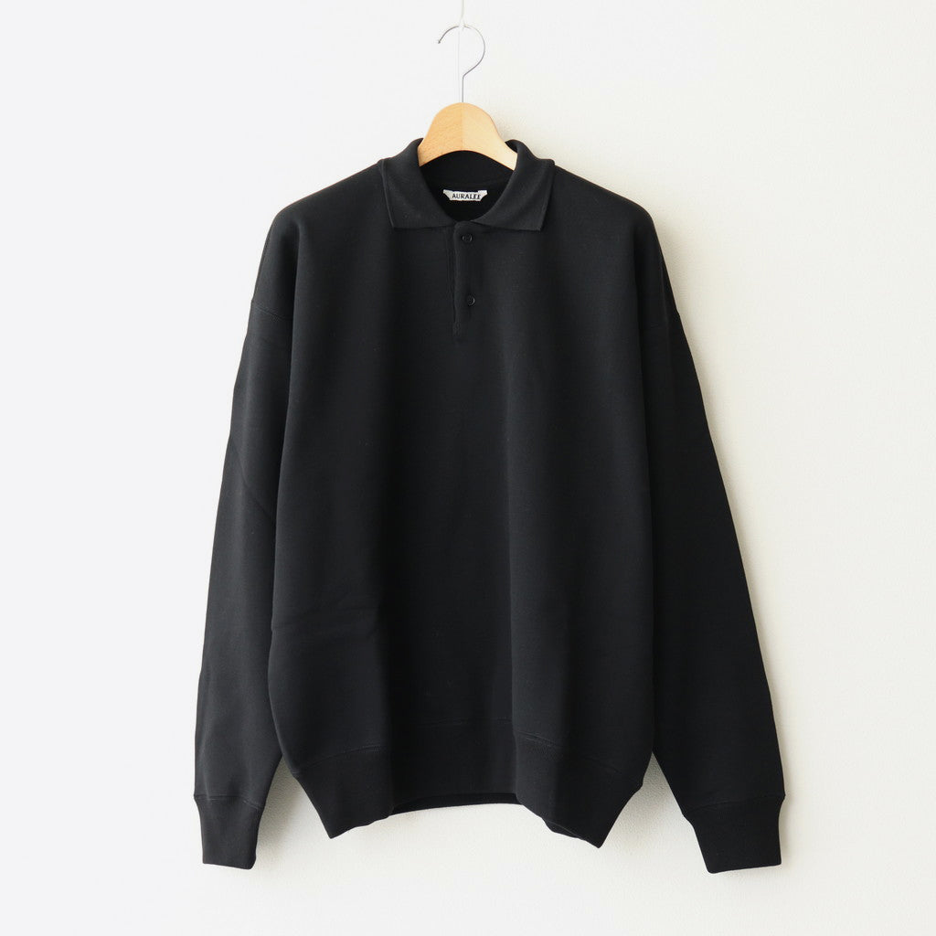 SMOOTH SOFT SWEAT POLO #BLACK [A24AP02TU]