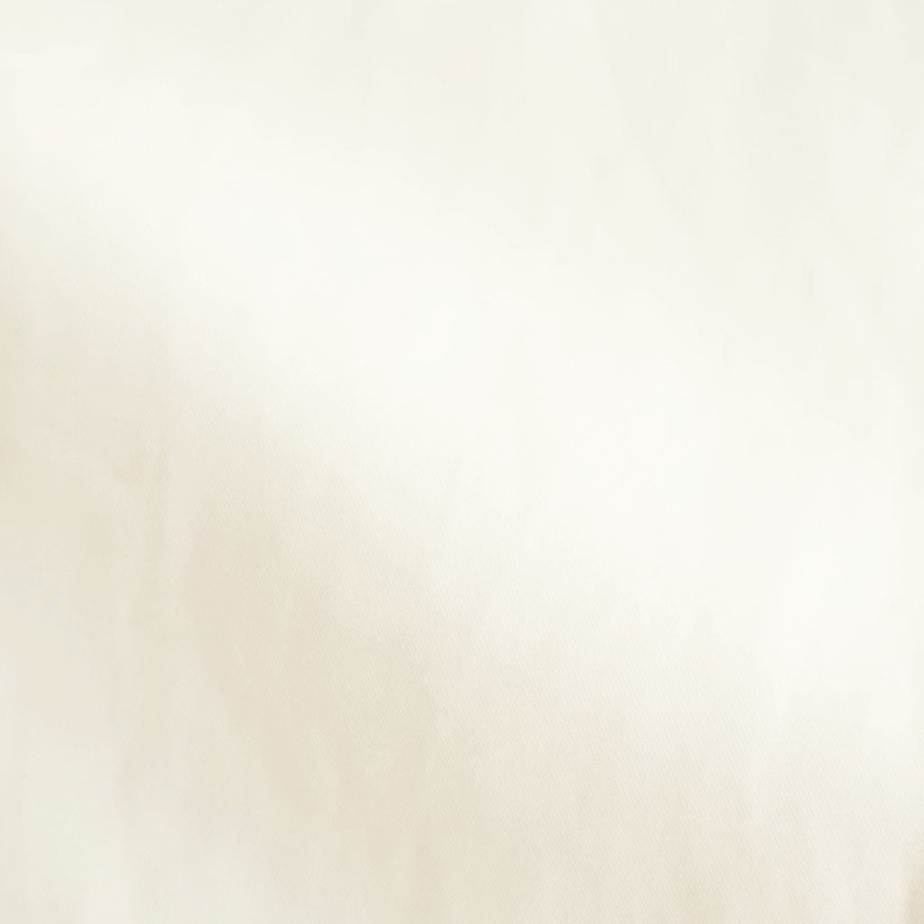 DOUBLE WEAVE COTTON ONE TUCK WIDE PANTS #CREAM [ST.1398]