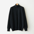 EXTRA FINE WOOL KNIT TURTLE NECK LS #BLACK [ST.1635]