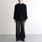 6ポケットオーバーダイデニムバギーPT #DARK INDIGO [D125-P539]