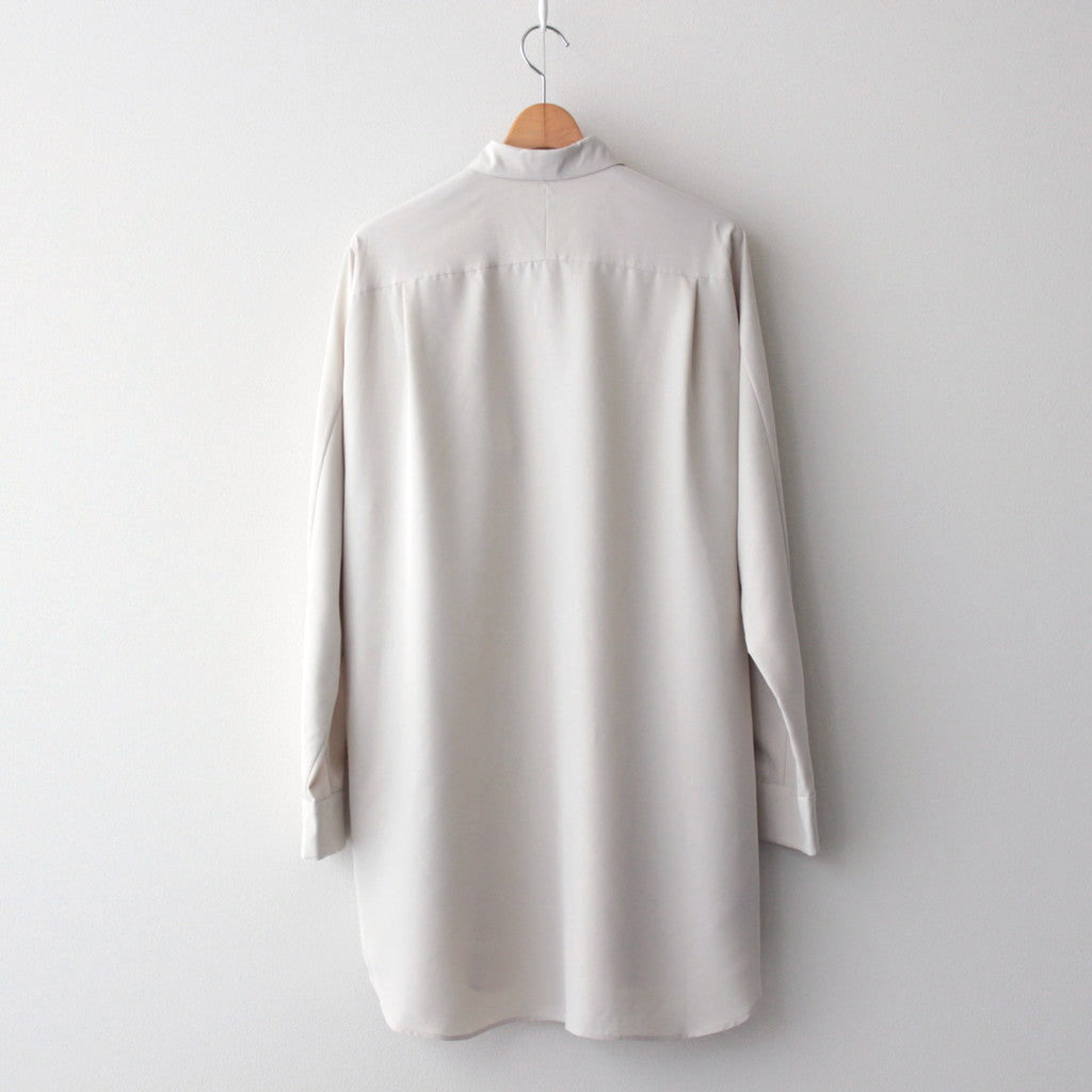 ヨークスリーブシャツ-P #IVORY [D224-T710-P]
