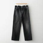 PRODUCT DYED ORGANIC COTTON DUCK PAINTER PANTS #FADED BLACK [A25AP03CD]