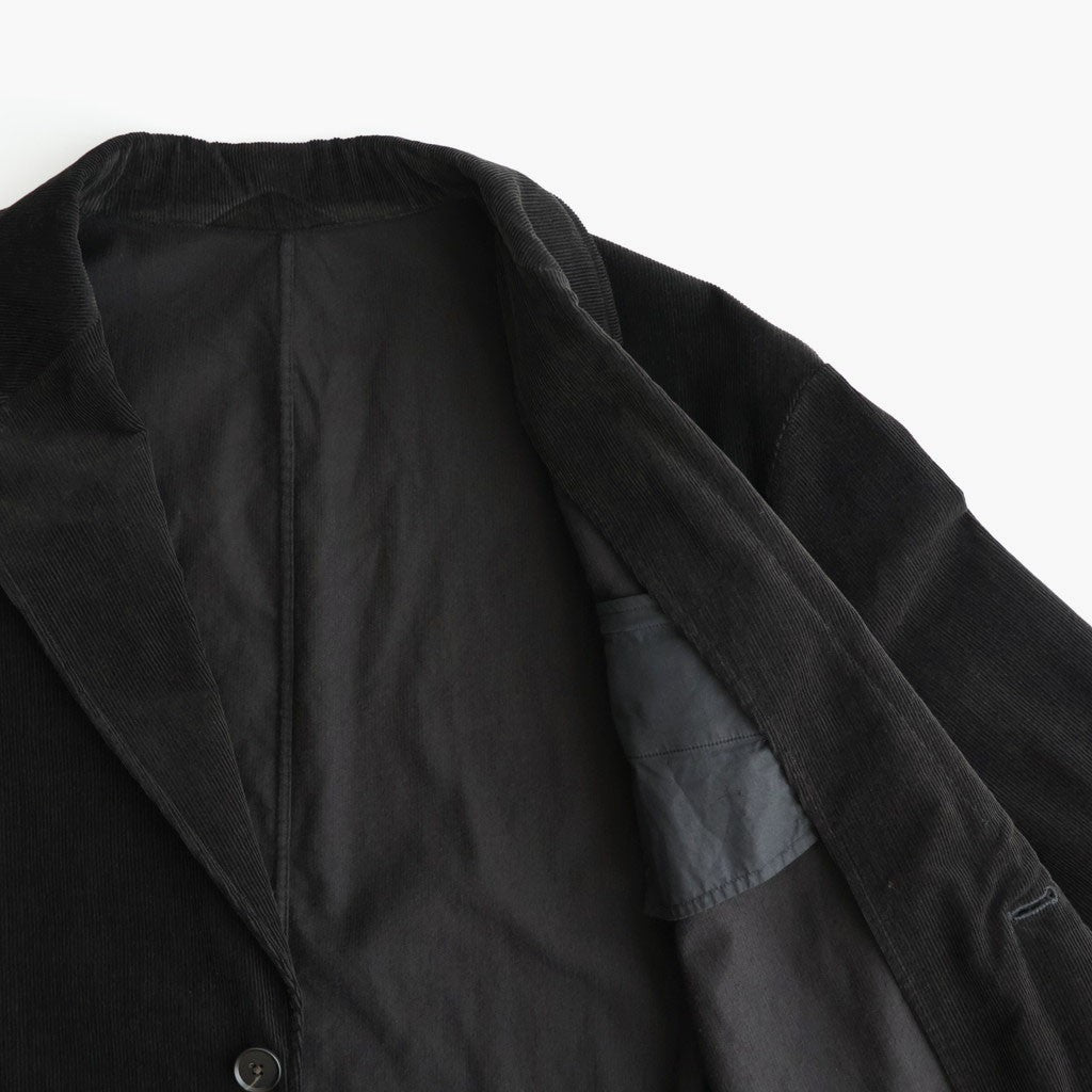 VINTAGE CORDUROY SINGLE BREASTED JACKET #BLACK [ST.1580]