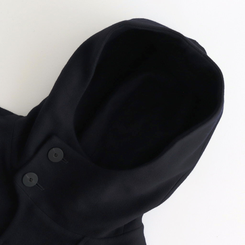 メルトンダッフルロングCT #NAVY [D224-C545]