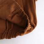 LAMB SUEDE ZIP BLOUSON #CAMEL [A25SB01GS]