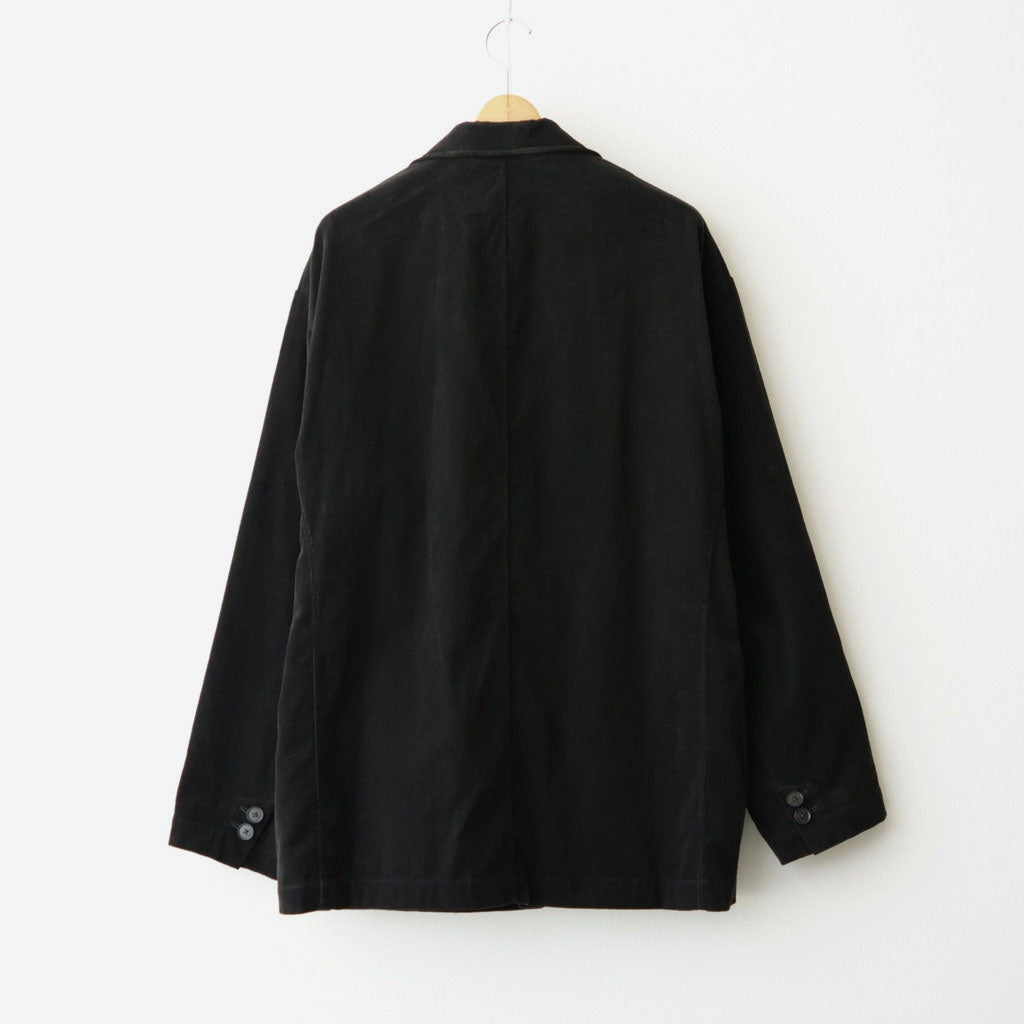 VINTAGE CORDUROY SINGLE BREASTED JACKET #BLACK [ST.1580]