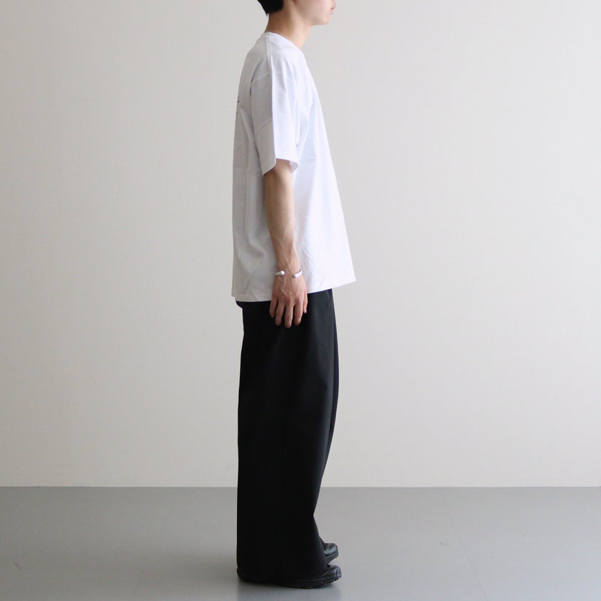 CORPORATE PRINTED S/S TEE ”GEAR” #WHITE [FSC243-70116]