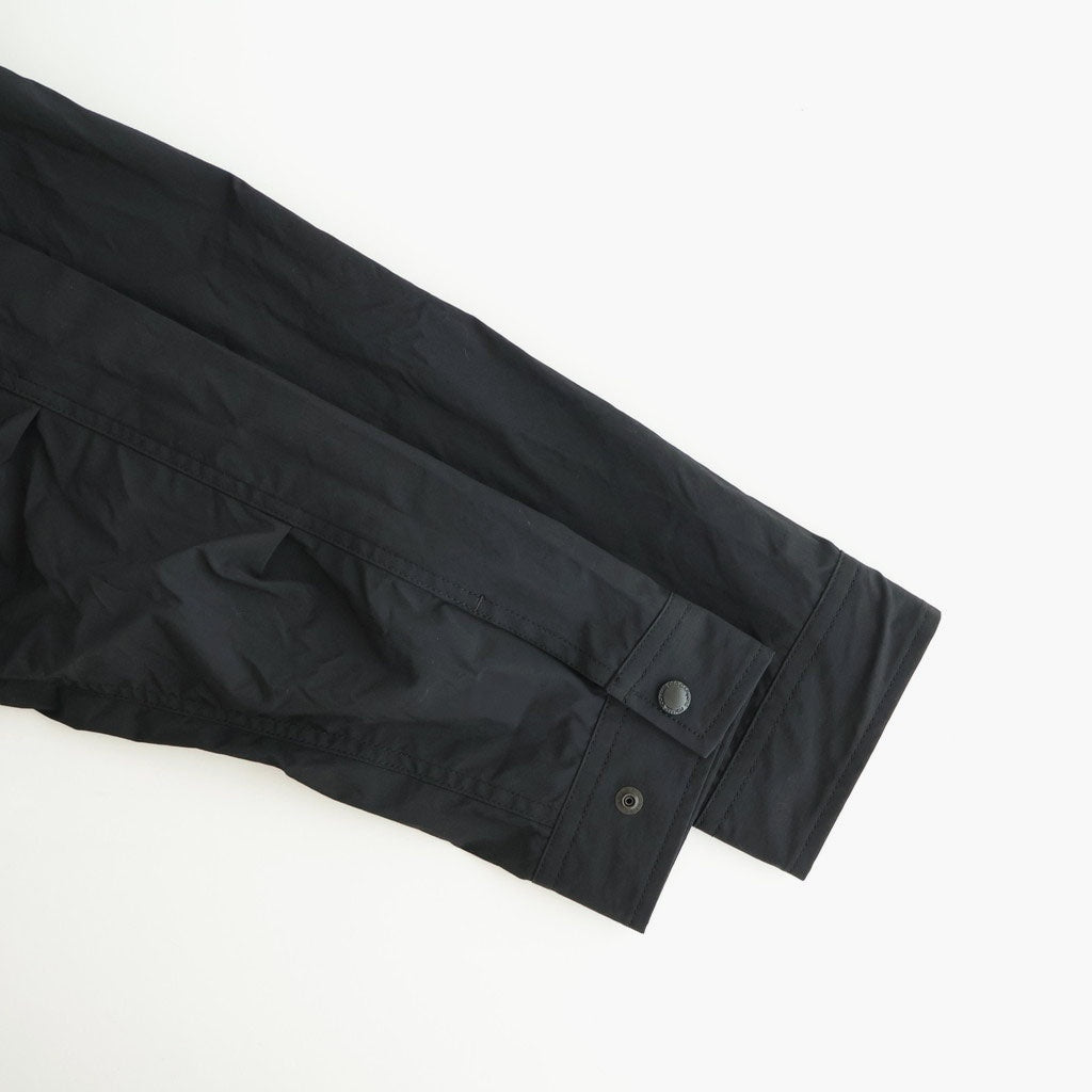 エステルウェザー ジップブルゾン #BLACK [HQ-J015-051]