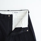Chino Trousers - Two Tuck Straight #NAVY [11061601]