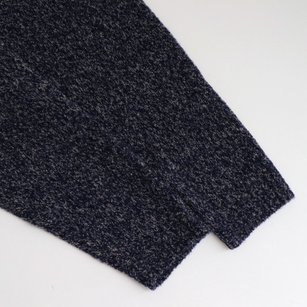 MixブークレーニットCD #NAVY x BEIGE [D224-K851]