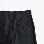 WOOL HERRINGBONE CARGO PANTS #BLACK [A26SP02CH]