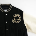 WOOL VARSITY JACKET #BLACK [26330201]