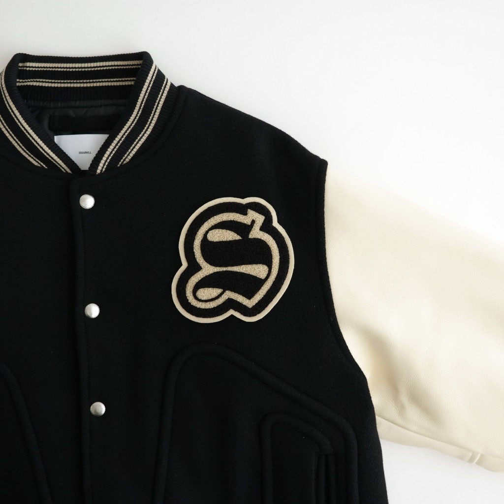 WOOL VARSITY JACKET #BLACK [26330201]