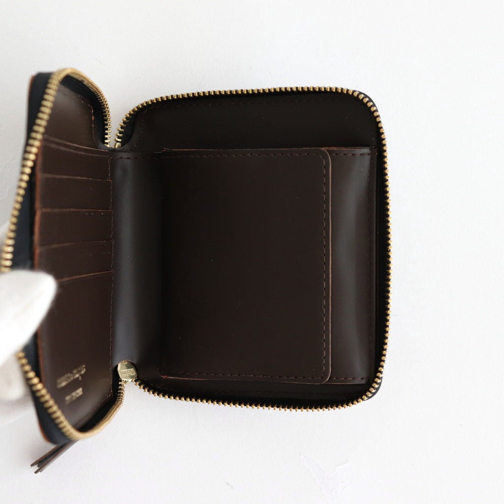 二つ折りZIP財布 - TRIPLE STITCH #Brown [8Z-S210-051]