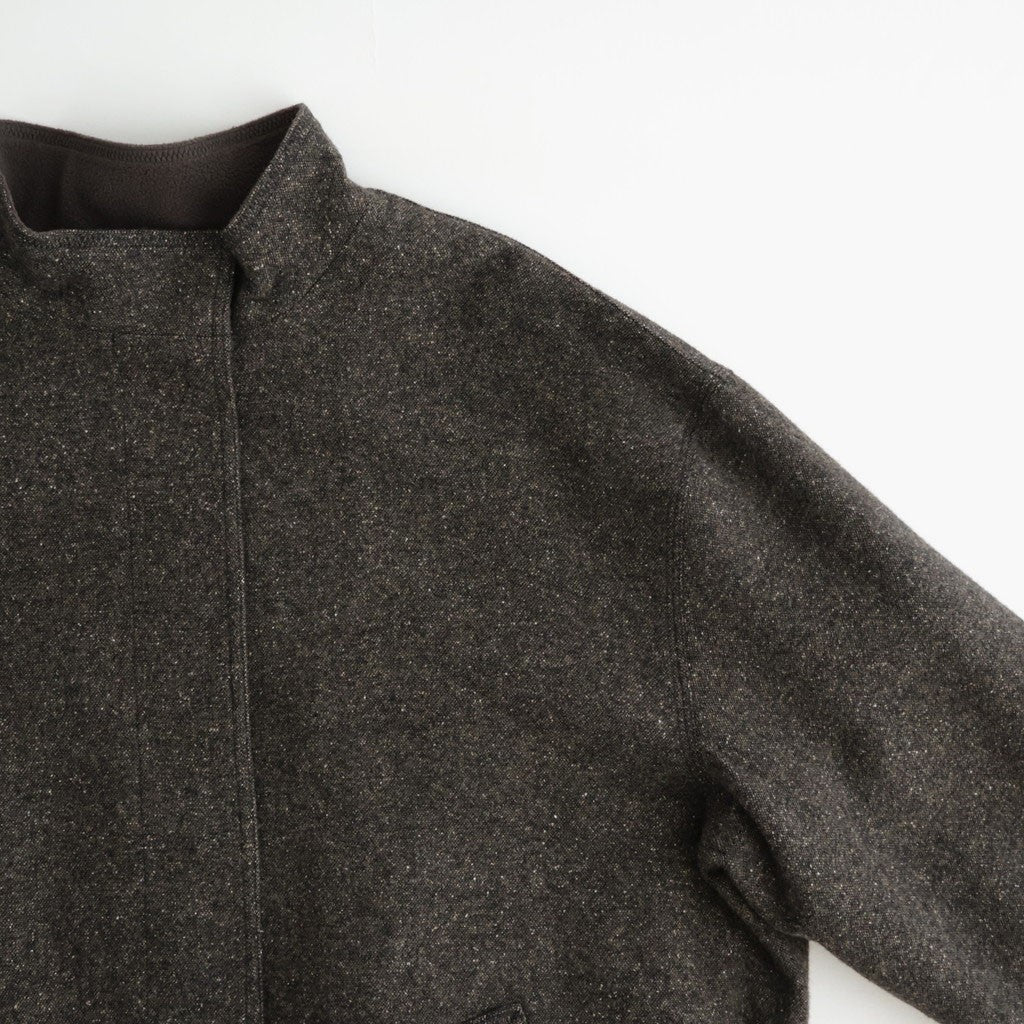 Silknep Tweed Blouson #D/BRN [12620203]