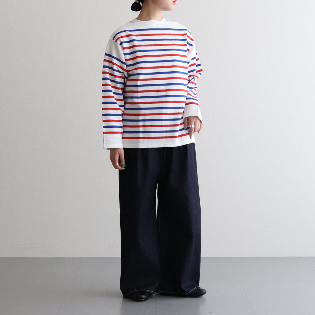 BASQUE SHIRT #TRICOLOR BORDER [H2301-CS001]