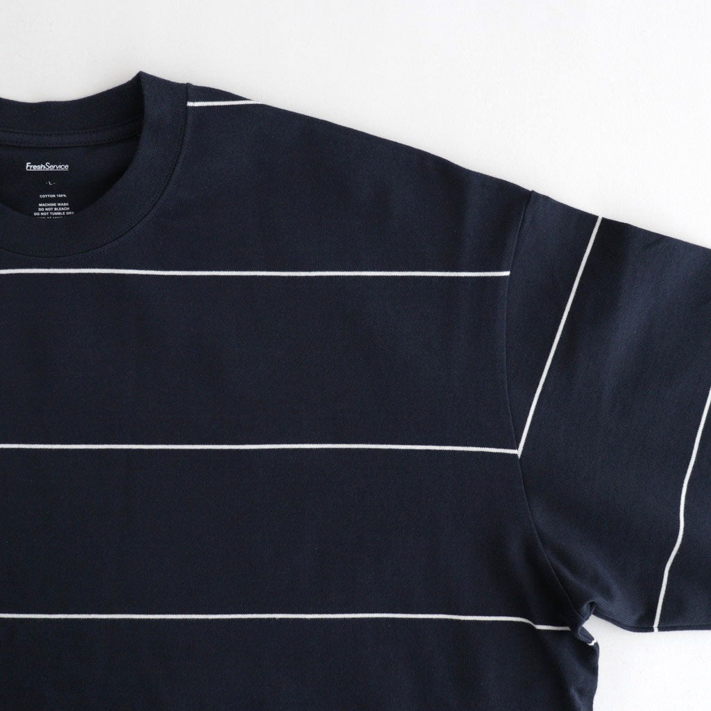PIN BORDER L/S TEE #NAVY×WHITE [FSC261-70261]