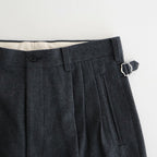 ウールフラノトラウザーズ #CHACOAL [HP-P035-051]