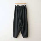 FSHGPT - ウールシーチング ・ ガーメントウォッシュ イージーパンツ #91 Dark Grey top [SN_FR1604PF]
