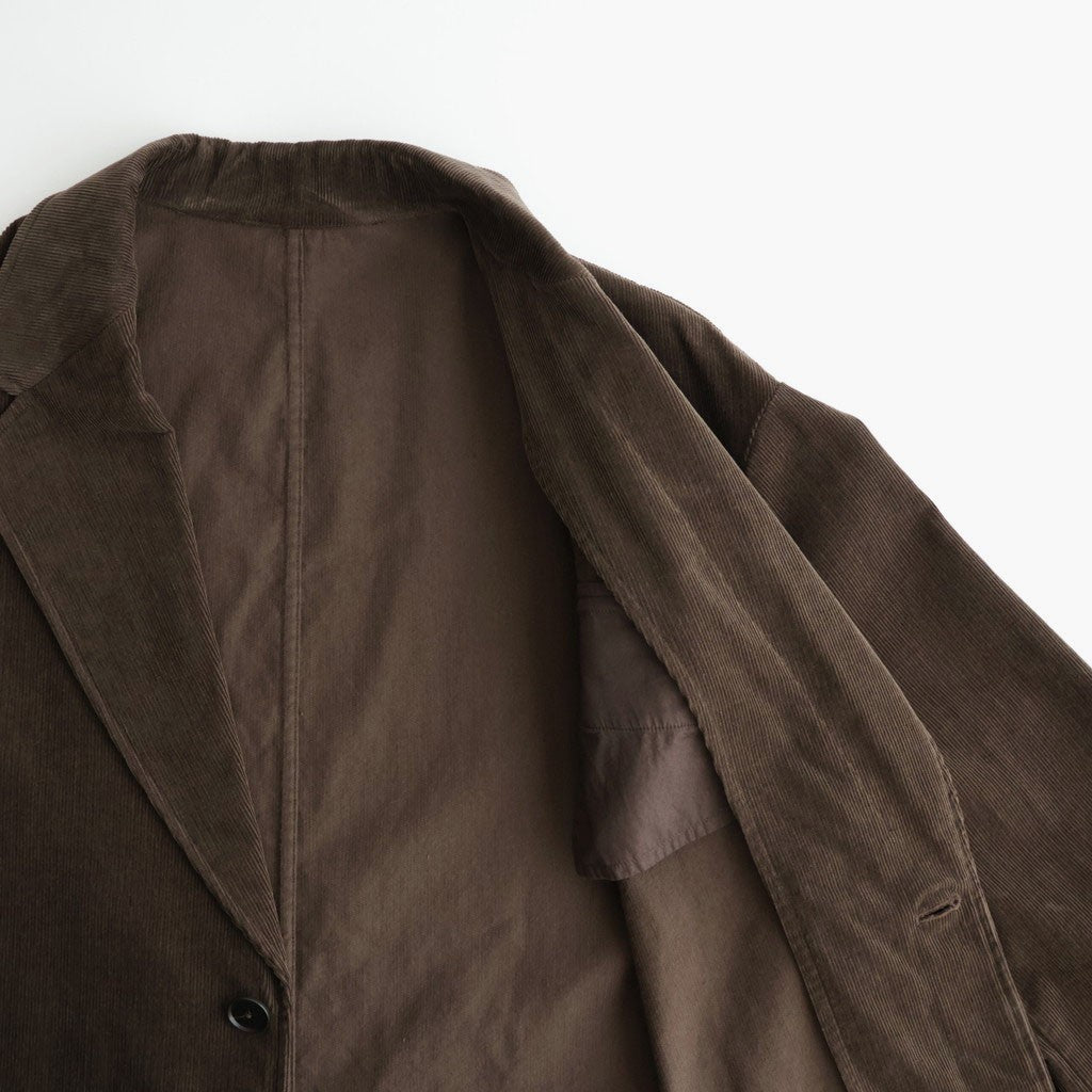 VINTAGE CORDUROY SINGLE BREASTED JACKET #BROWN [ST.1580]