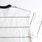 PIN BORDER L/S TEE #WHITE×NAVY [FSC261-70261]