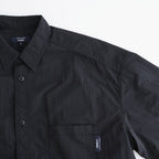 ナイロンタッサー S/S シャツ #BLACK [HQ-B021-051]