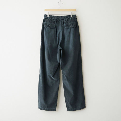 Corduroy 1Pleated Easy Trousers #Blue [YK26FW01339P]