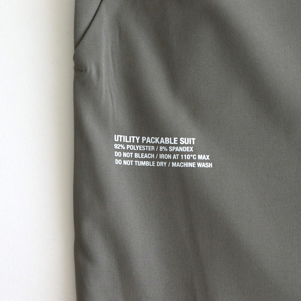 UTILITY PACKABLE SUIT #GRAY [FSR251-60097]