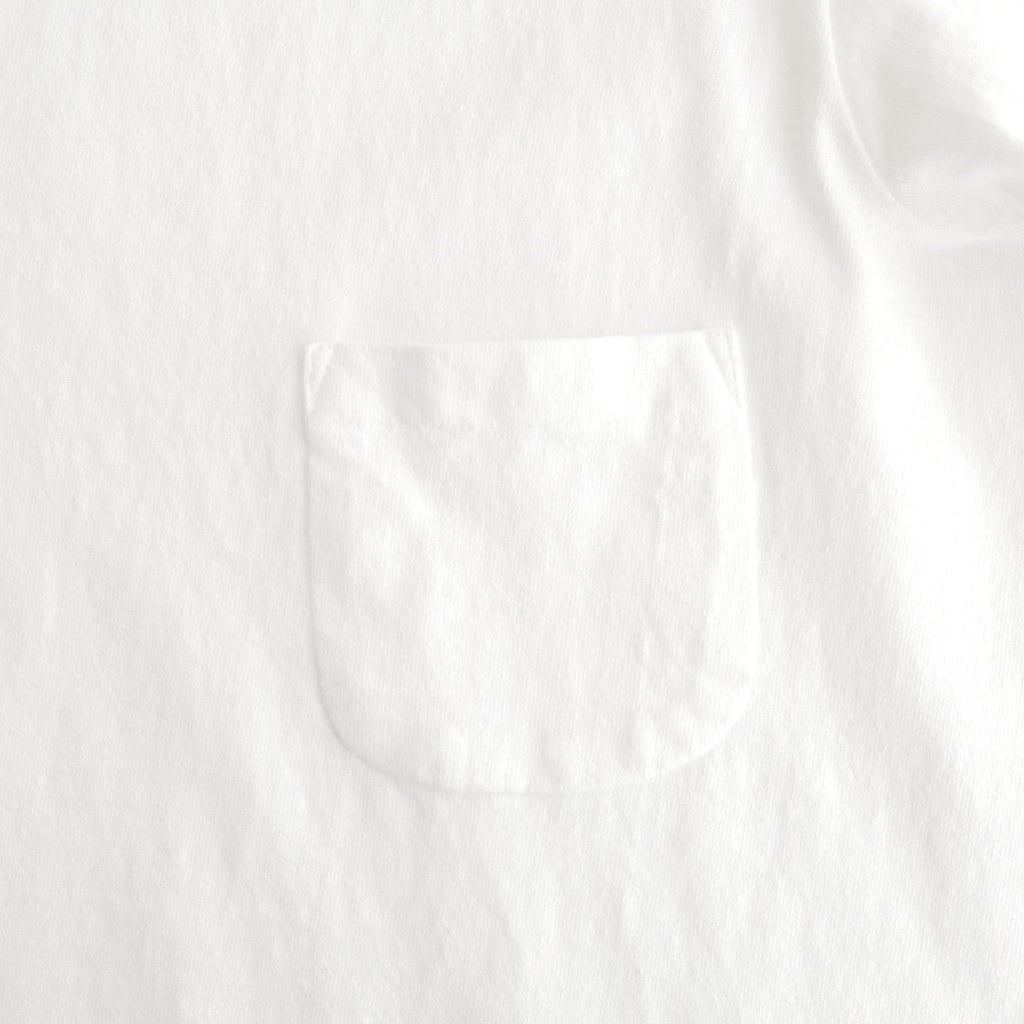丸胴 POCKET S/S T SHIRT #white [35009]