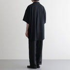 Viscose Viyella S/S Sleeping Shirt #BLACK [GM261-50457]