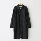 ウールサージ 製品縮絨コート #BLACK [HR-C101-051]
