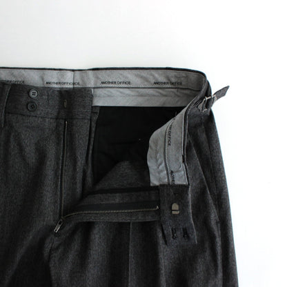 SANTIAGO MILD SLACKS #BLACK HERRINGBONE [AODFPT011]