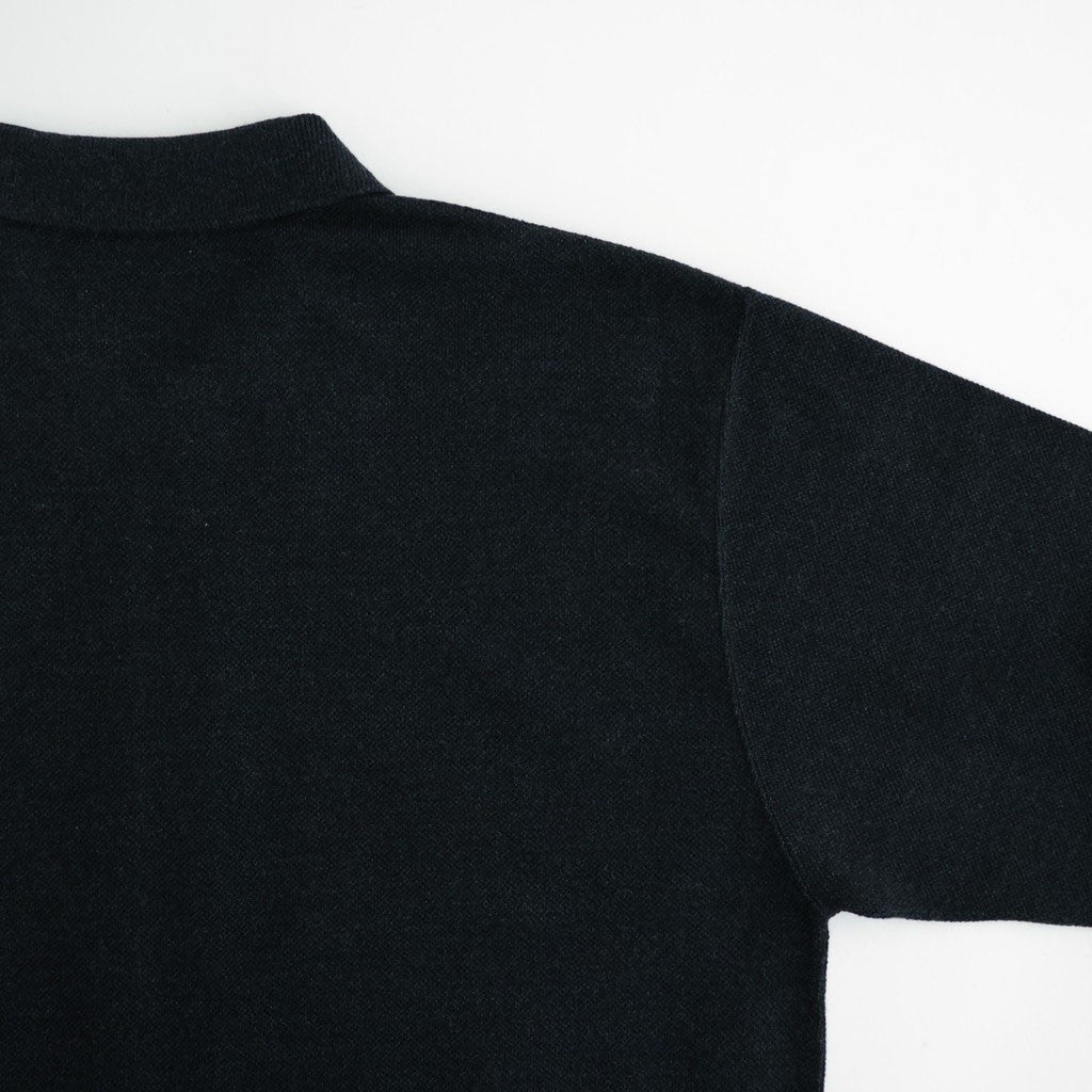 Co/Wo Moss Stitch Zip Blouson #BLACK [2603-003]