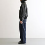 TEXTURED LAMB LEATHER BLOUSON #BLACK [A26AB01BL]