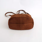 3WAY LARGE TOTE （OIL SUEDE） #BROWN [L-1]