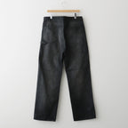 PRODUCT DYED ORGANIC COTTON DUCK PAINTER PANTS #FADED BLACK [A25AP03CD]
