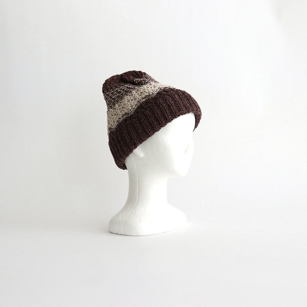 Cornel Knit Hat #Garnet Mix [N-1432]