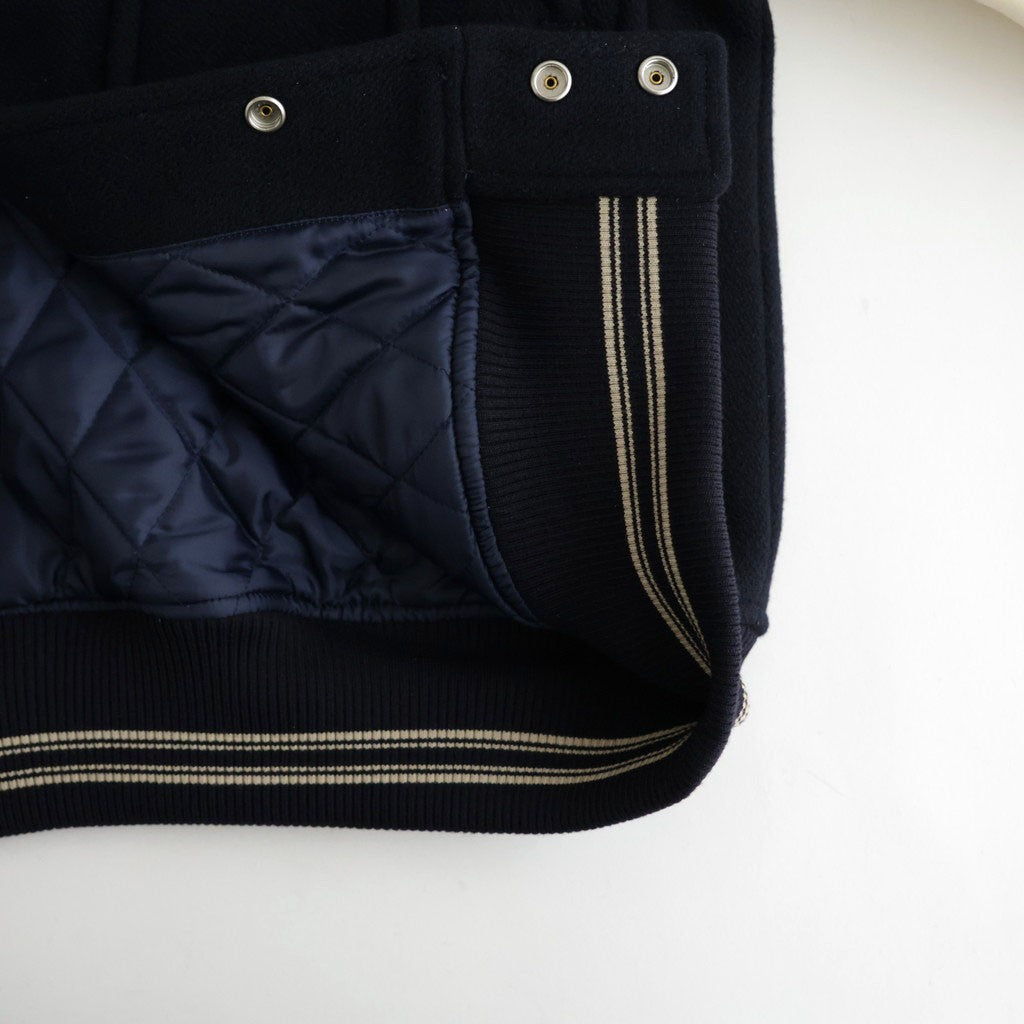 WOOL VARSITY JACKET #NAVY [26330201]